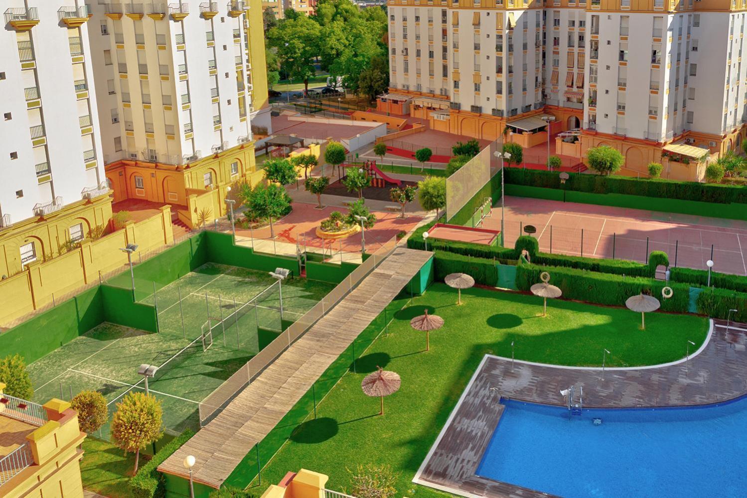 Luxury Apartment In Seville With Pool Sevilha Exterior foto
